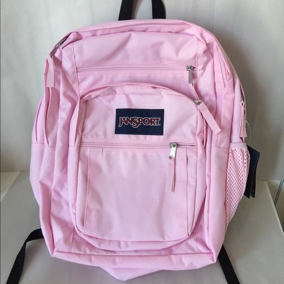 jansport pink mist big student backpack